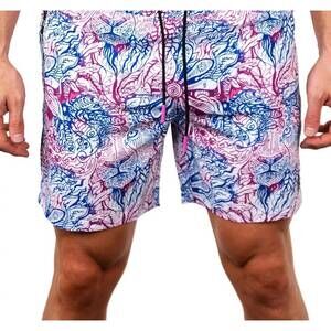 NEW MACEOO swim lion zen shorts in purple